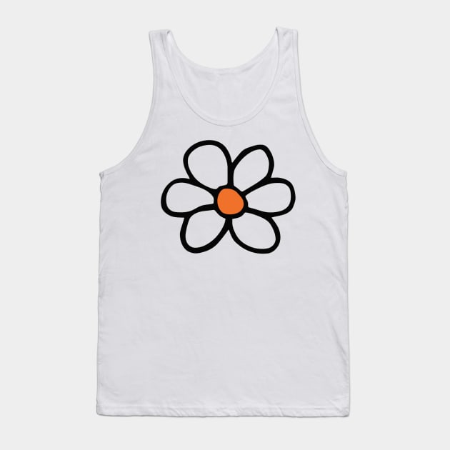 Hippie flower cartoon Tank Top by choicefettes